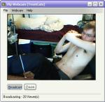 kissing his arm again