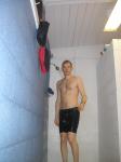 Nike swim jammers and hairy chest