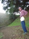 Birdwatching in Jockey Pico white underwear and sweats