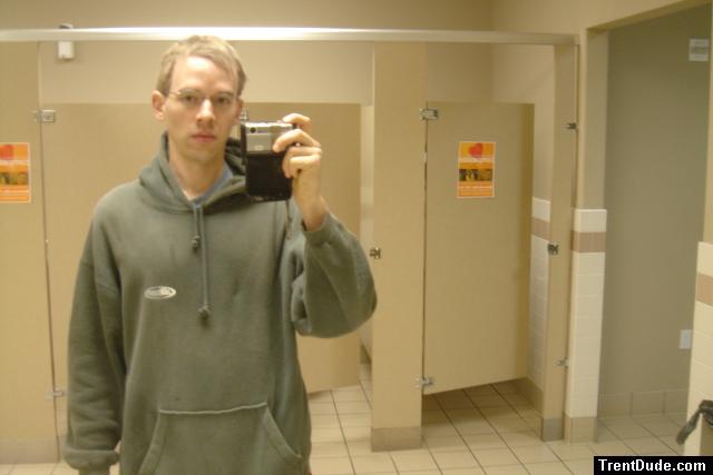 in a bathroom