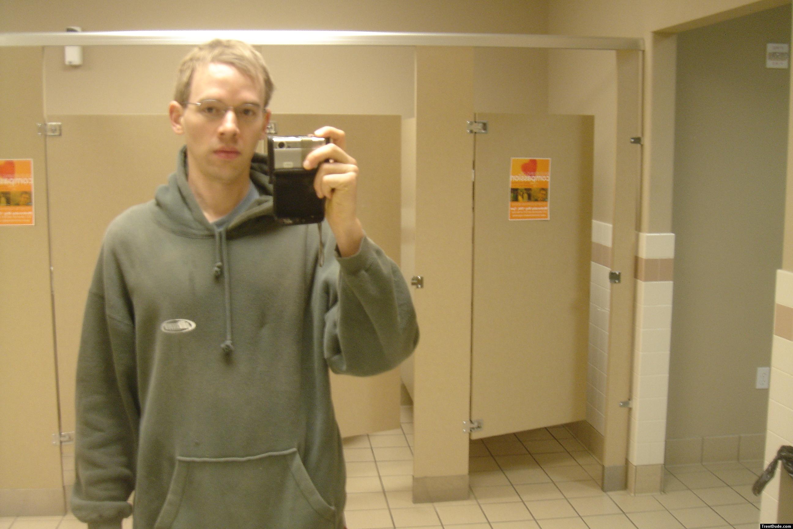 in a bathroom