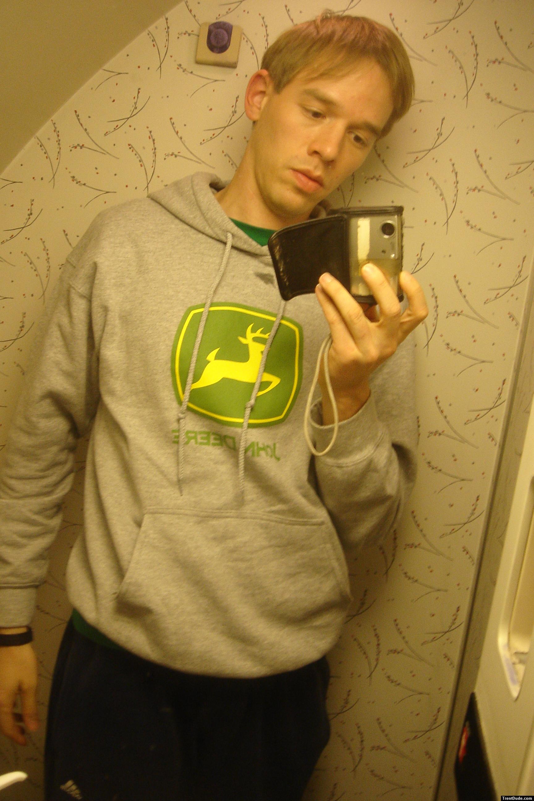 Inside the airplane lavatory, begin photoshoot 24