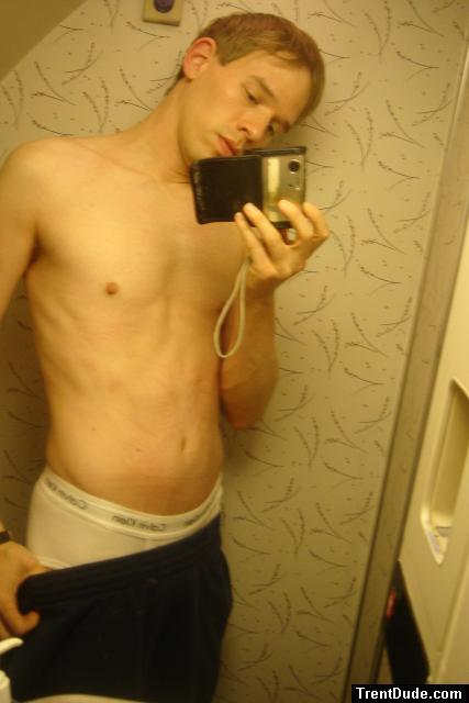 Hoping no one walks in while in this airplane bathroom.