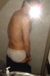 Butt in underwear , end photoshoot 24