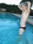 guy showing his armpit