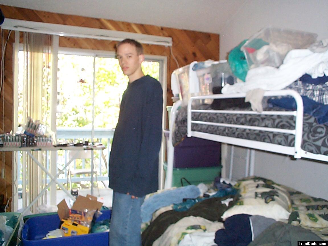 Trent with short hair