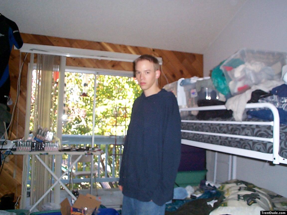 Trent with short hair