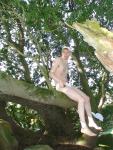 Sitting in Jockey String Bikini underwear