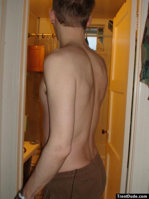 back in brown sweats