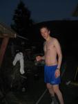 !Blue shorts