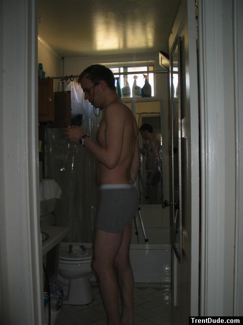 Checking his camera