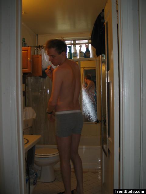 Grey boxer briefs (rear)