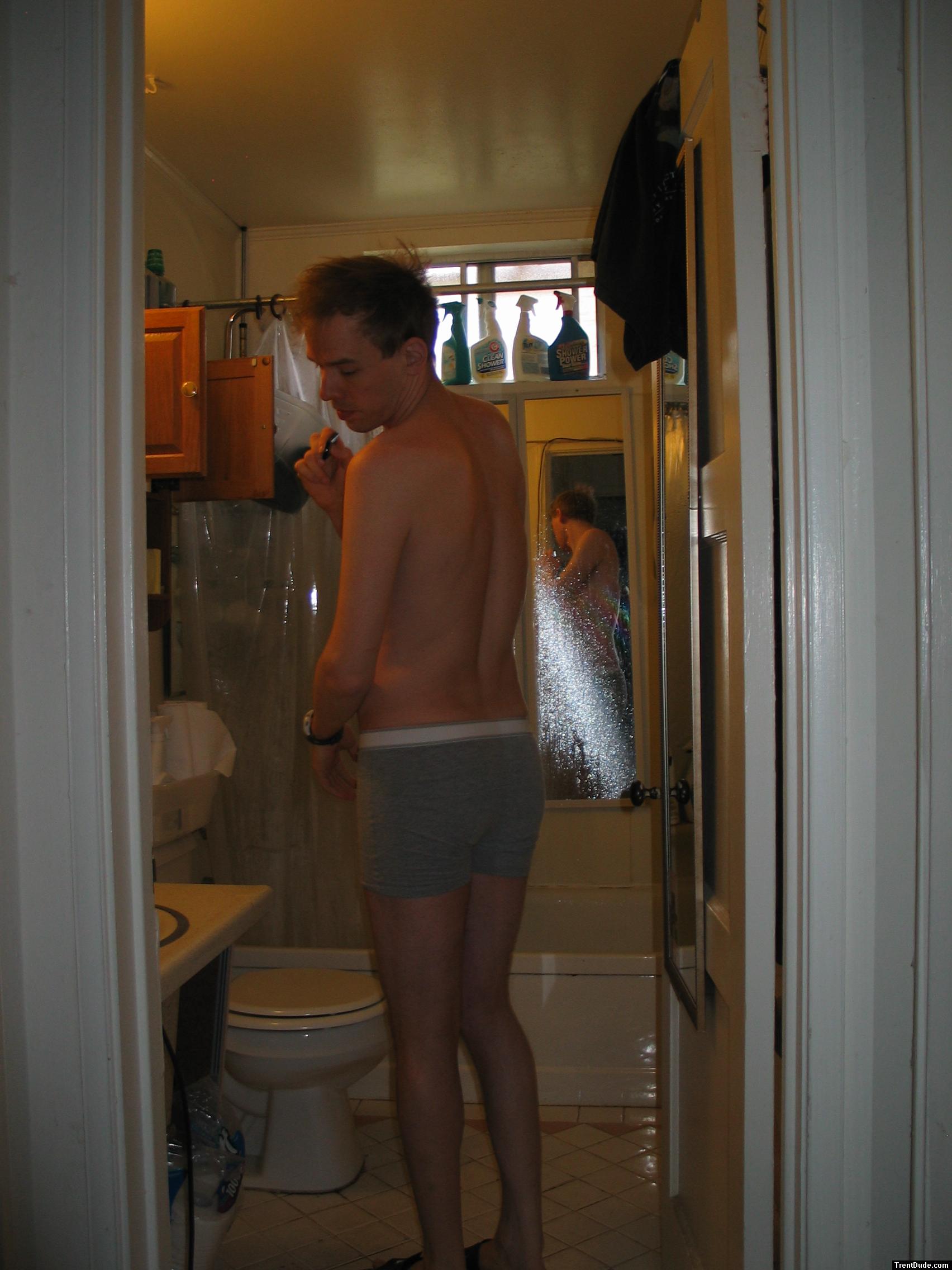 Grey boxer briefs (rear)