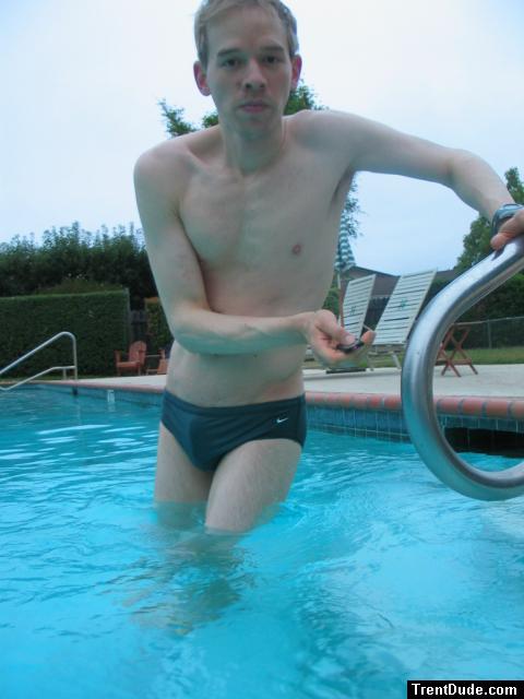 Green Nike speedo