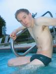 Green nike speedo !