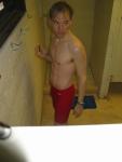 Making sure he is alone in the locker room