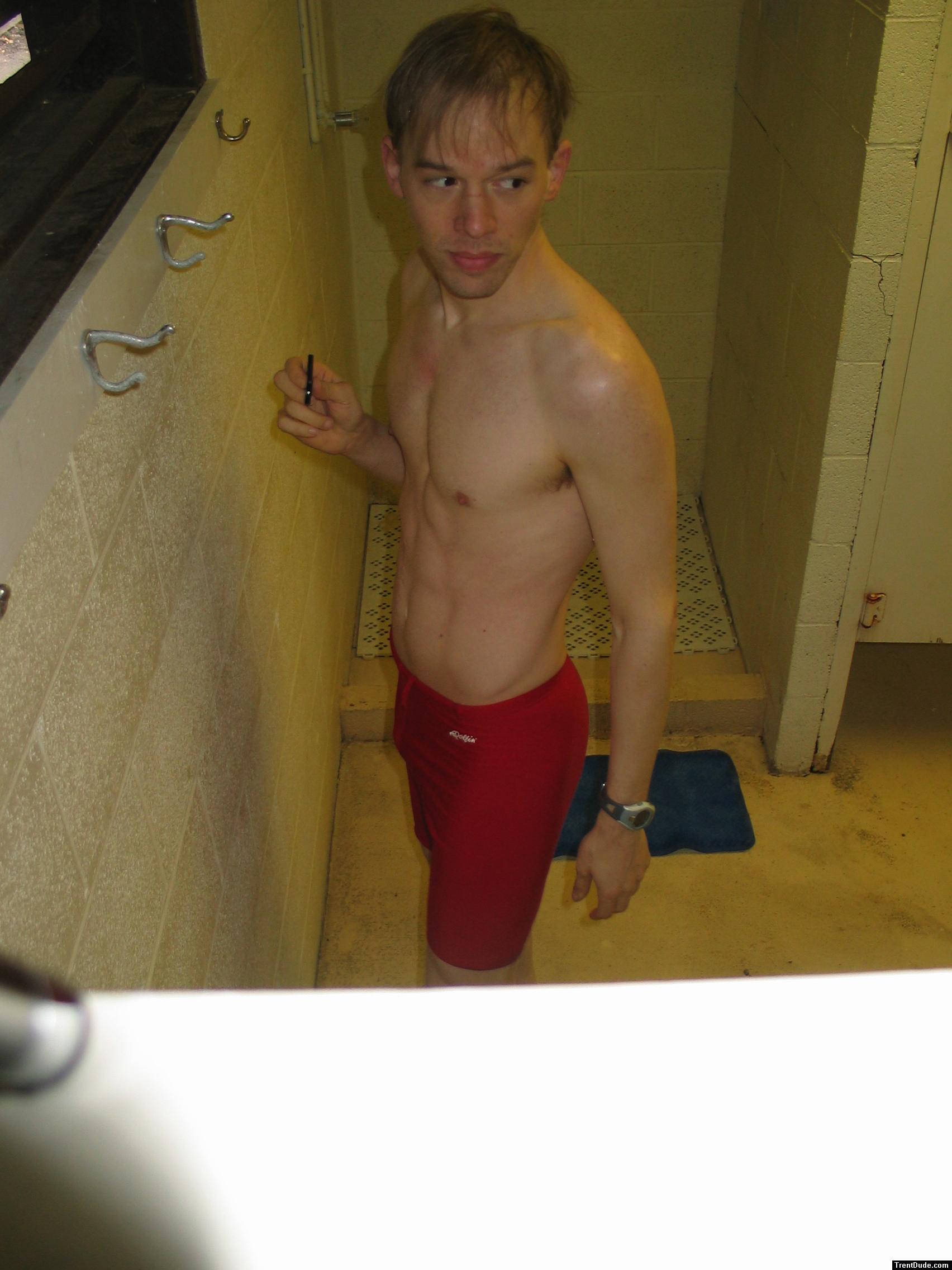 Making sure he is alone in the locker room