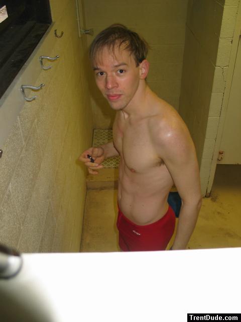 Red Dolphin jammer swim tights