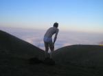 Checking out the clouds in Tommy Hilfiger underwear (rear)