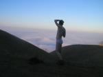 Checking out the clouds in Tommy Hilfiger underwear