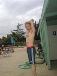 Addidas NY Yankes shorts, armpit