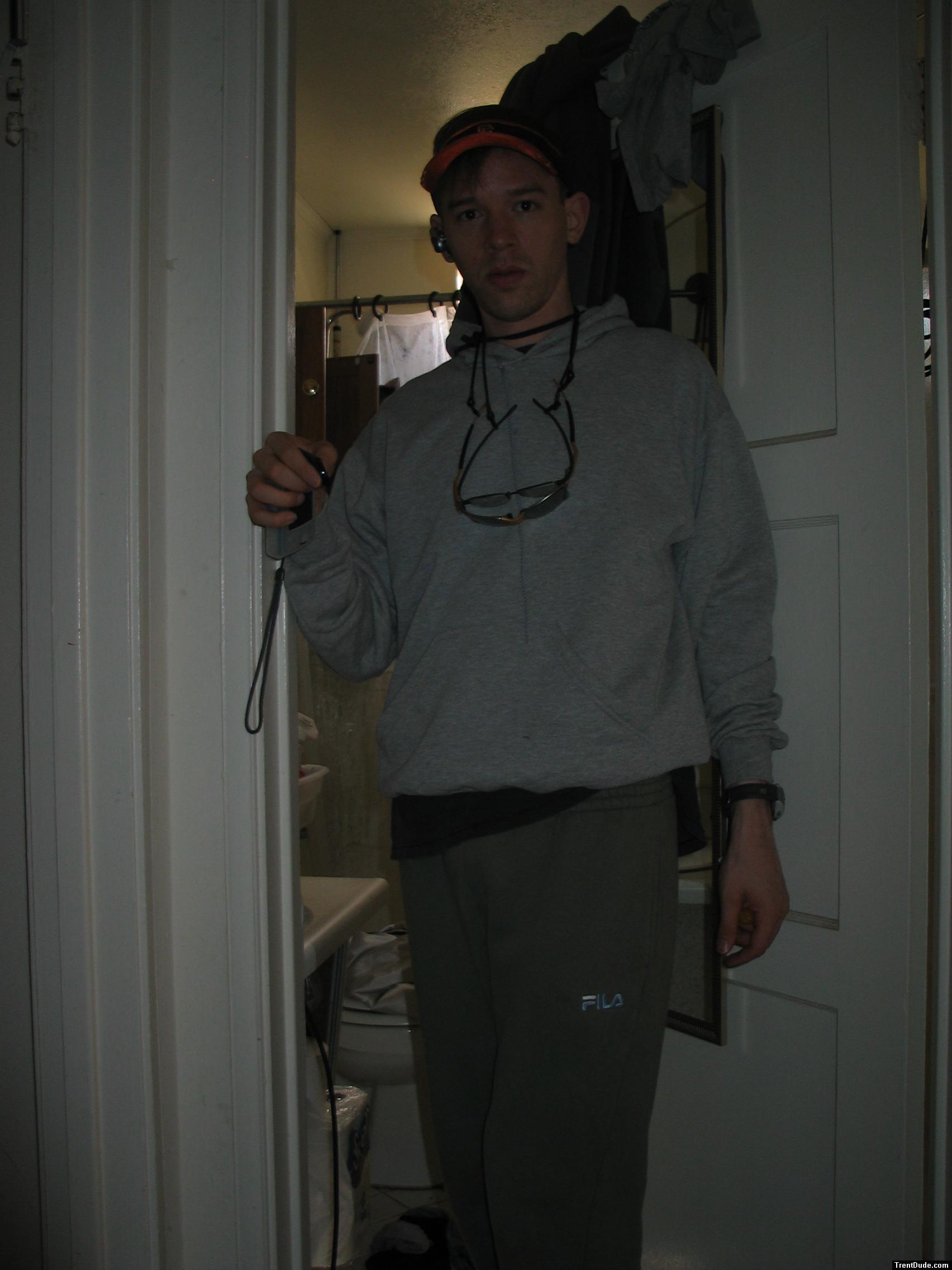 Green Fila sweats