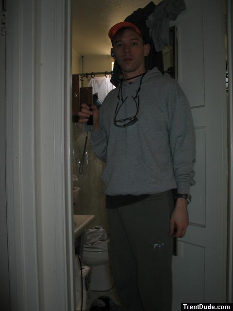 Green Fila sweats