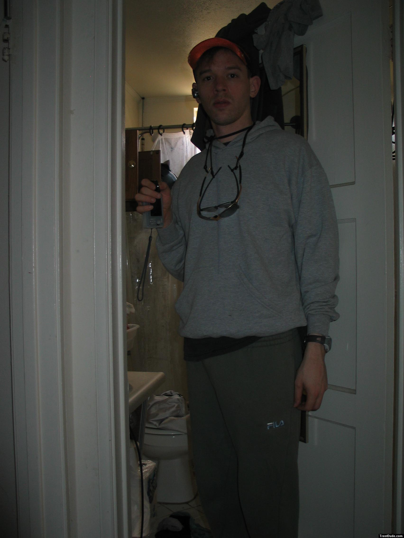 Green Fila sweats