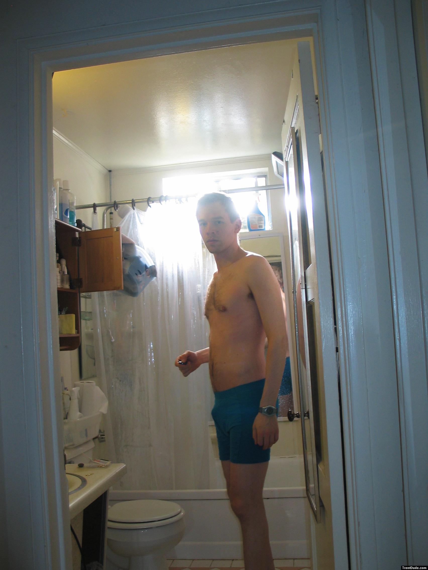 Blue boxer briefs
