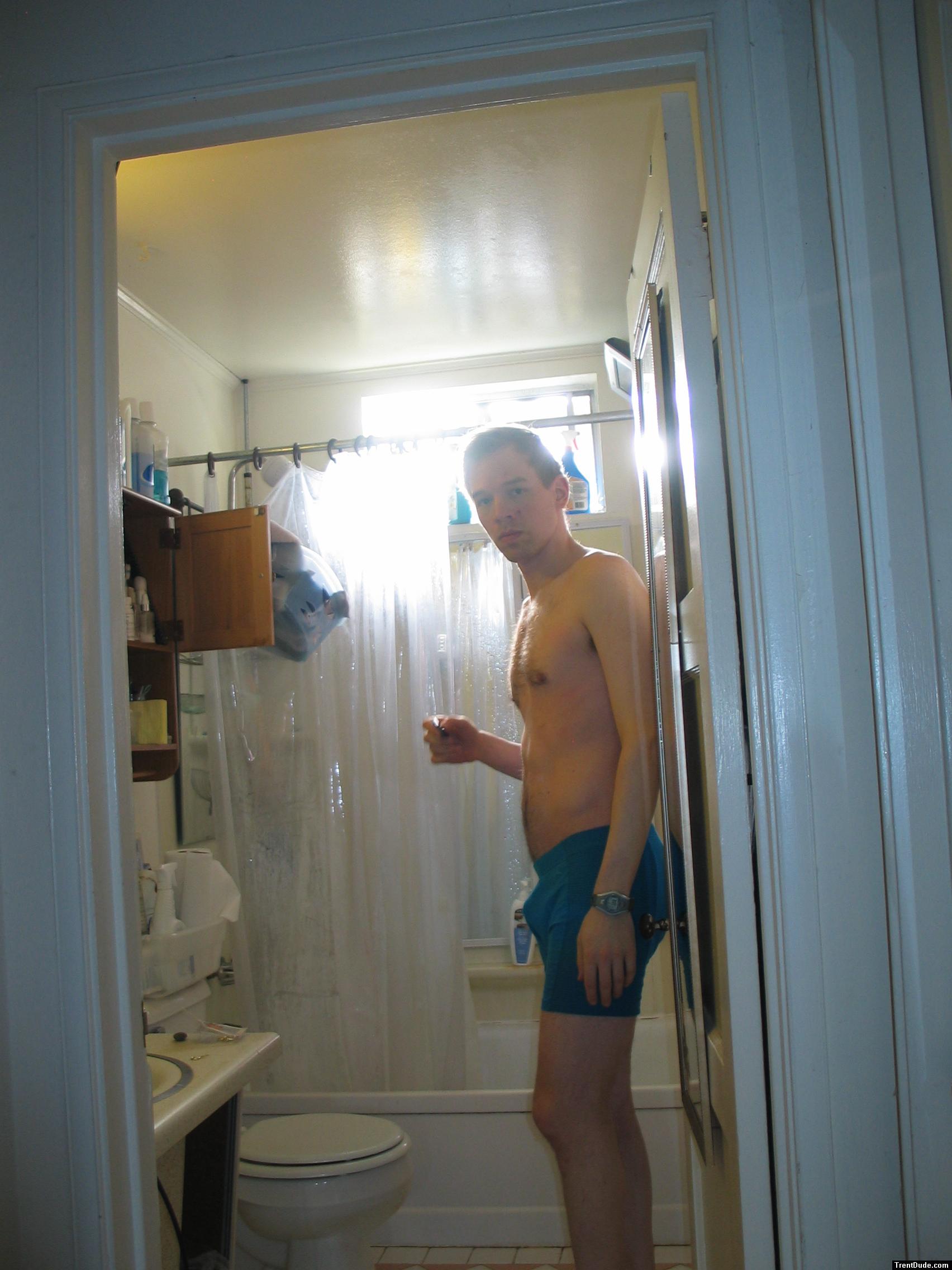 Blue boxer briefs