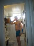Blue boxer briefs