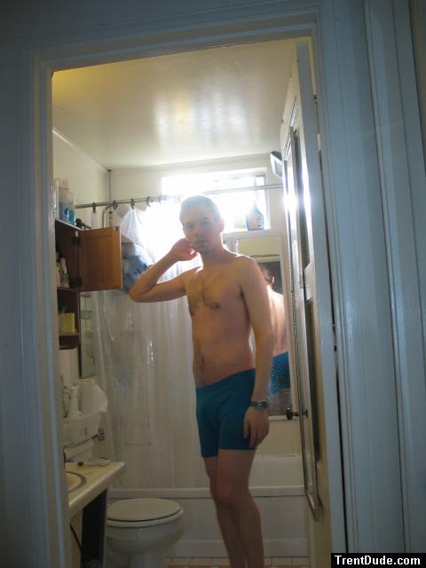 Blue boxer briefs