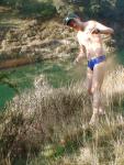 Happy to be at the swimming hole