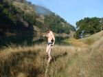 It took him a year to find a special swim hole (Speedo Aquablade brief) (tripod recording secondary video)