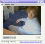 his bed