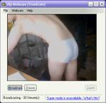 reaching for something