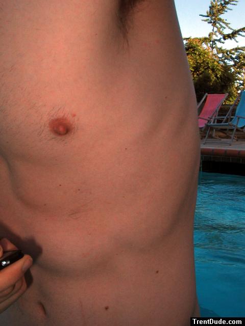 Nipple in the swimming pool